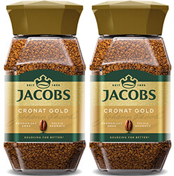 2x Kawa rozpuszczalna Jacobs Cronat Gold 200g (razem