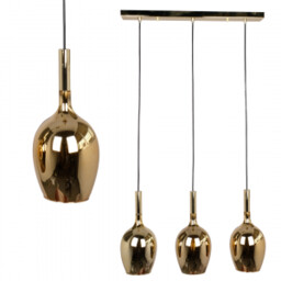 MILAGRO ML8816 LUGANO GOLD Lampa wisząca 3xE14