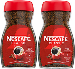 2x Kawa rozpuszczalna Nescafe Classic 200g (razem 400g)