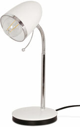 Lumes Biała stylowa lampka na biurko - S272-Harlet