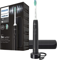 Philips Sonicare Szczoteczka soniczna 3100 series czarna HX3673/14