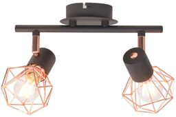 Lumes Czarno miedziana lampa sufitowa loft - EX28-Serta