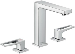 HANSGROHE 74515000 3-otworowa bateria umywalkowa160 z kompletem odpływowymPush-Open,