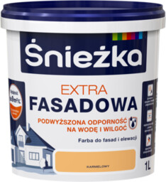 Farba fasadowa Extra karmelowy 1 l Śnieżka