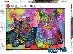Devoted 2 Cats Puzzle: 1000 Teile