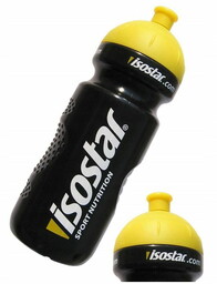 ISOSTAR Bidon rowerowy 650ml czarno-żółty