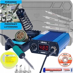 Lutownica Precyzyjna T12 Yihua 948DB+75W 4 Groty Zestaw