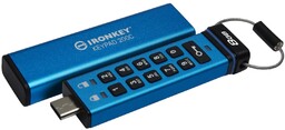 Kingston IronKey Keypad 200 8GB USB-C AES Encrypted