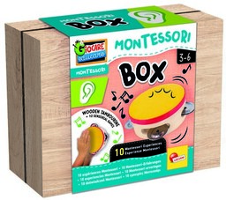 LISCIANI Zabawka tamburyn Montessori Box Słuch 304-105489