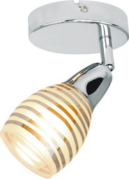 Candellux JUBILAT 91-54050 kinkiet lampa ścienna chrom szklany