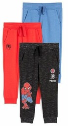 C&A Wielopak, 3 pary-Spider-Man-spodnie dresowe, Czerwony