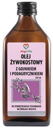 Olej Żywokostowy z Gojnikiem i Podagrycznikiem, MyVita, 250ml