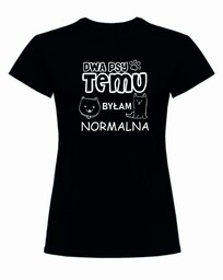 T-shirt Koszulka Damska Dwa Psy temu