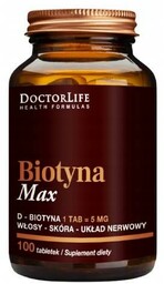 Doctor Life Biotyna Max 5mg, 100 tabletek