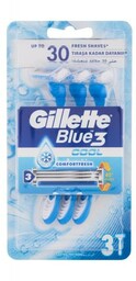 Gillette Blue3 Cool maszynka do golenia jednorazowe maszynki