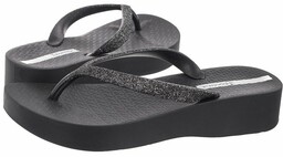 Japonki Ipanema Mesh Chic Plat Fem 83386/AJ496 Black/Glitter