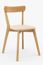 Krzesło dębowe tapicerowane 00