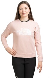 BLUZA DREW PEAK CREW WOMEN-PINK MOSS