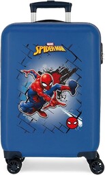 Marvel Spiderman Red, niebieski, 38x55x20 cms, spiderman walizka