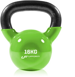 UpForm Hantla winylowa żeliwna Kettlebell 16 kg -