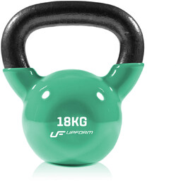 UpForm Hantla winylowa żeliwna Kettlebell 18 kg -