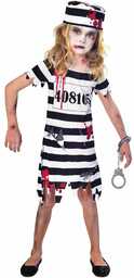 Kostium Więźniarka Zombie dla dziewczynki