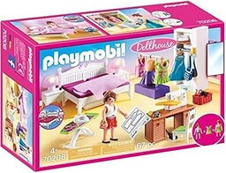 PLAYMOBIL Dollhouse 70208 Sypialnia z kącikiem do szycia,