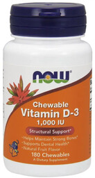 Now Foods Witamina D-3 - 1,000 Iu -