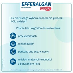 Efferalgan 80mg czopki x10 sztuk