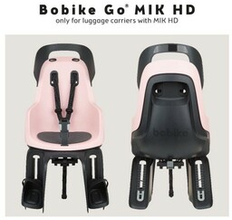 Fotelik rowerowy Bobike GO bagażnik MIK HD Candy