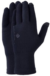 RONHILL Rękawiczki do biegania MERINO SEAMLESS GLOVE granatowe