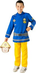 Fireman Sam costume disguise boy official (Size 3-4