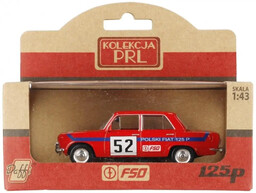 Kolekcja PRL Fiat 125p Rally czerwony - Daffi