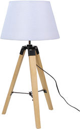 Candellux LUGANO 41-31136 lampa stołowa abażur beżowy trójnoga