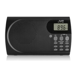 JVC RA-E431B Radio FM Czarny Radioodbiornik