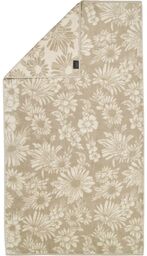 Cawo Ręcznik Two-Tone Edition Floral Sand Ostatnie Sztuki