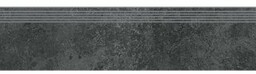 Gres szkliwiony stopnica CANDY graphite/black mat 29,8x119,8 #567