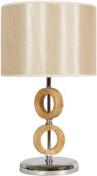 Candellux ANELLO 41-01108 lampa stołowa abażur tkanina beżowa