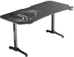 Ultradesk FRAG XXL 160cm Czarny Biurko gamingowe