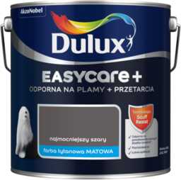 Farba tytanowa Dulux EasyCare+ Plamy+Przetarcia Najmocniejszy Szary 2,5