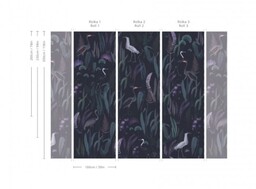 Wallcolors Tapeta Calm Heron Purple