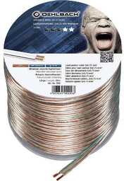 Oehlbach Speaker Wire SP-7 (205) 2x0,75mm 30m Transparent