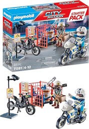 PLAYMOBIL City Action 71381 Starter Pack Policja,