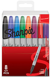 Sharpie S0814660, marker Fine, mix kolorów, 8szt., 0.9mm,