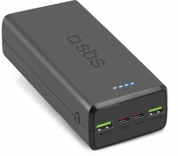 Powerbank SBS 30000mAh 2xUSB-C 2xUSB-A Czarny TTBB30000PD20K