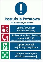 T025 - Instrukcja PPOŻ piktogram