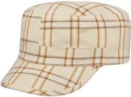 Czapka Army Cotton Check by Lipodo, żółty, One