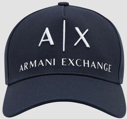 ARMANI EXCHANGE Granatowa czapka z daszkiem