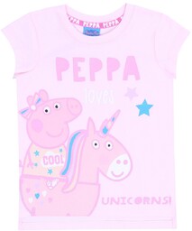 Różowa Koszulka, T-Shirt Świnka Peppa