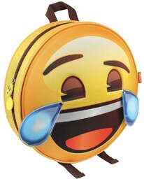 Plecak szkolny dla dzieci, Emoji, żółty, Cerda